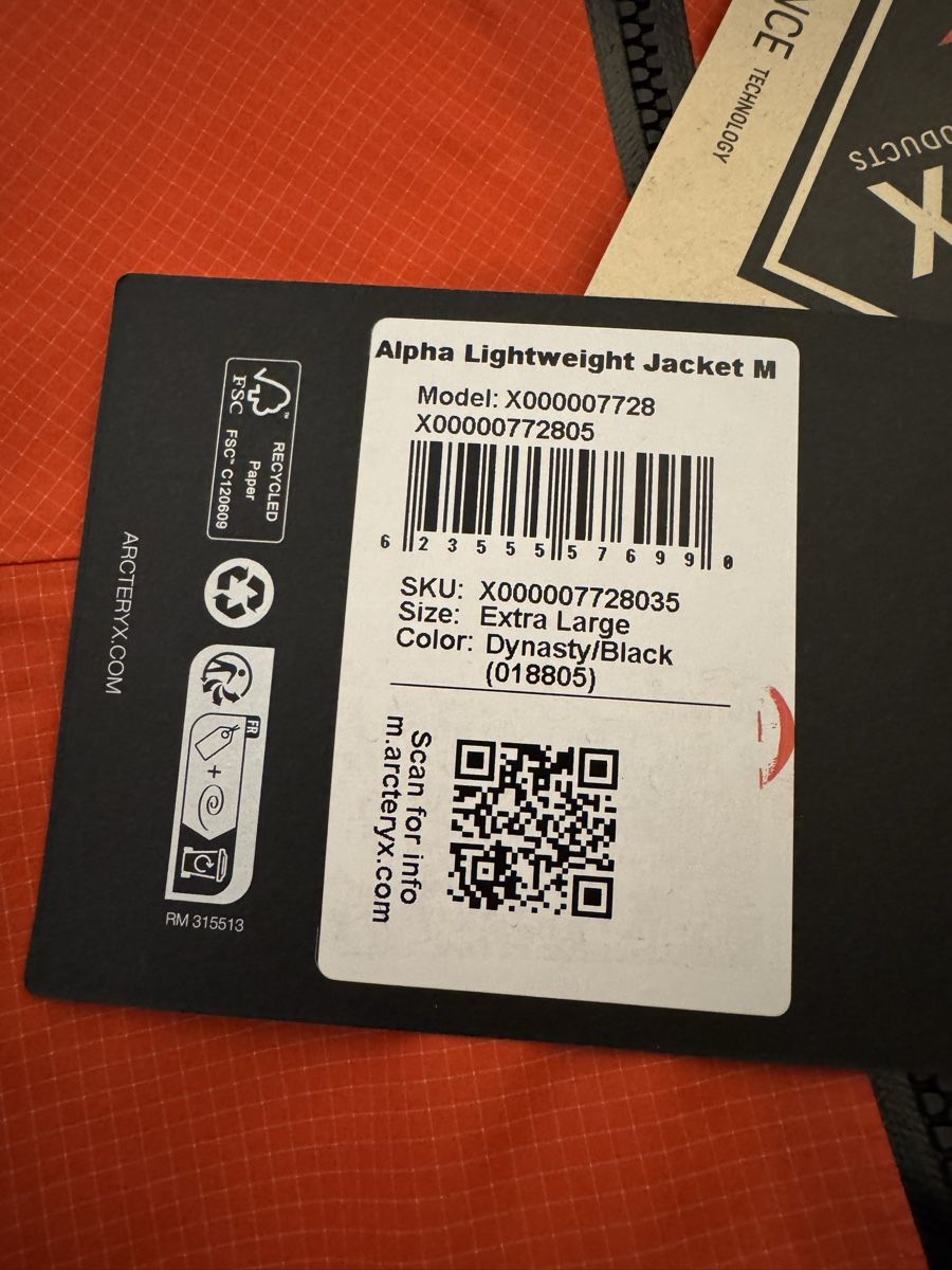 Arcteryx Jacken: Arc’teryx Alpha lightweight jacket XL – Neu und originalverpackt aus Rapperswil SG von pli_fz9r 3
