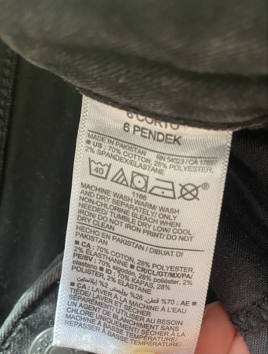 Pantaloni: Super Skinny Jeans schwarz – Usato da Stallikon venduto da shop100 3