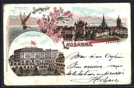 Litho Lausanne, Barque du Léman, Hotel 