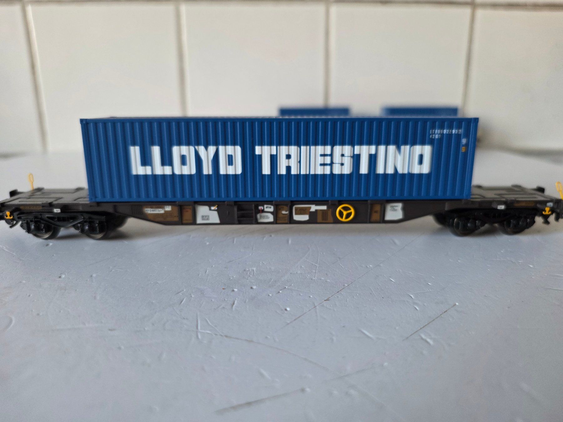 Märklin Modellini di ferrovie: 2 Stück AAE Cargo Containerwagen, Typ Sgns – Nuovo (secondo la descrizione) da Seuzach venduto da Loeckeli01 5