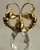 Swarovski Krebs Figur, Sternzeichen, Gold, Vintage Deko!✨✨
