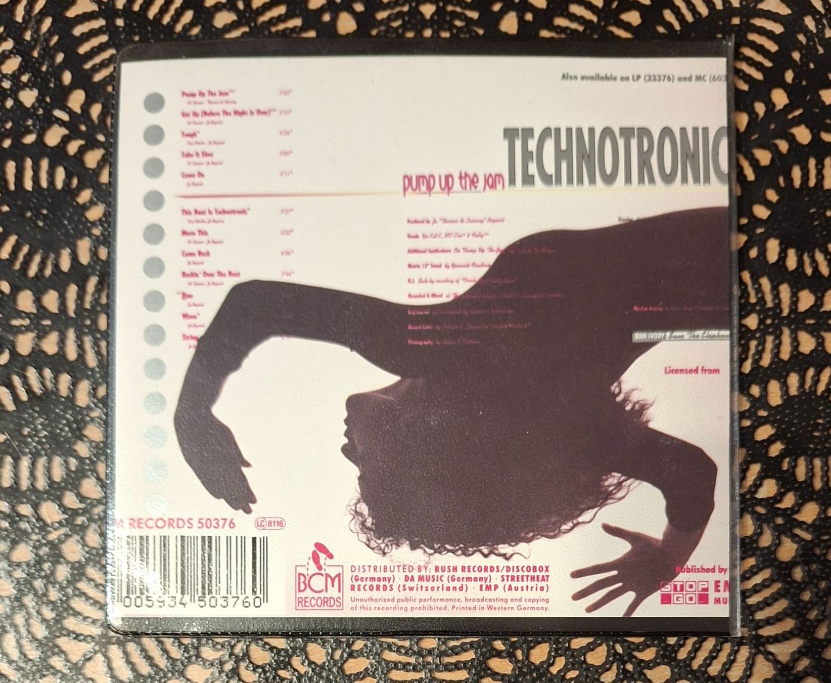 CDs: Technotronic - Pump Up The Jam, BEL Dance CD Album 1989 – Gebraucht aus Schönenberg TG von Gregolino76 1