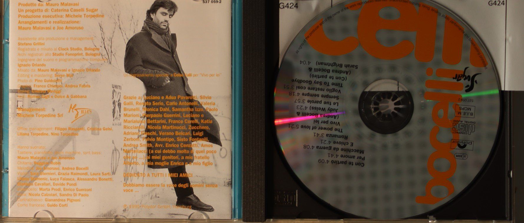 CD: Andrea Bocelli – Bocelli – Usato da Luzern venduto da CONTENTI 1