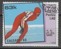 POSTES LAO : CALGARY 88 EISSCHNELLLÄUFER   (12