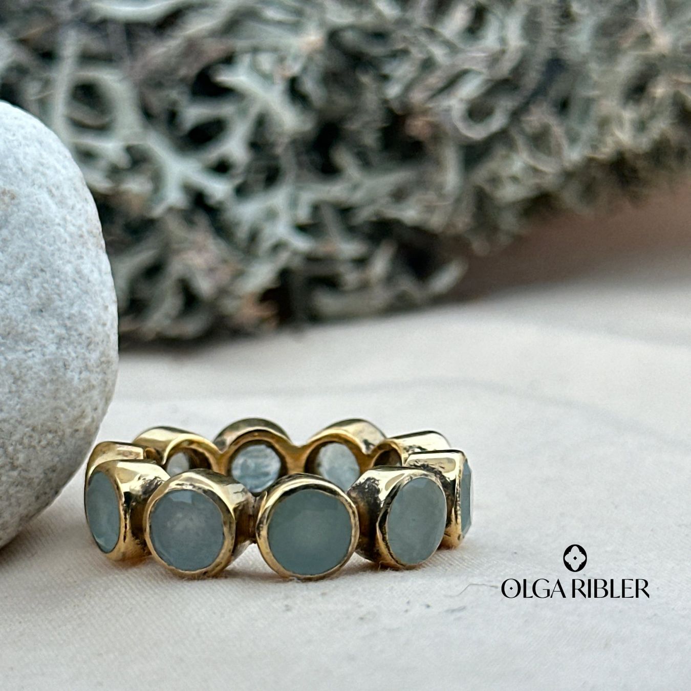 Olga Ribler Ringe: Memory Aquamarine Ring Silber Grösse 60 – Neu (gemäss Beschreibung) aus Luzern von Schmuckoutlet 6