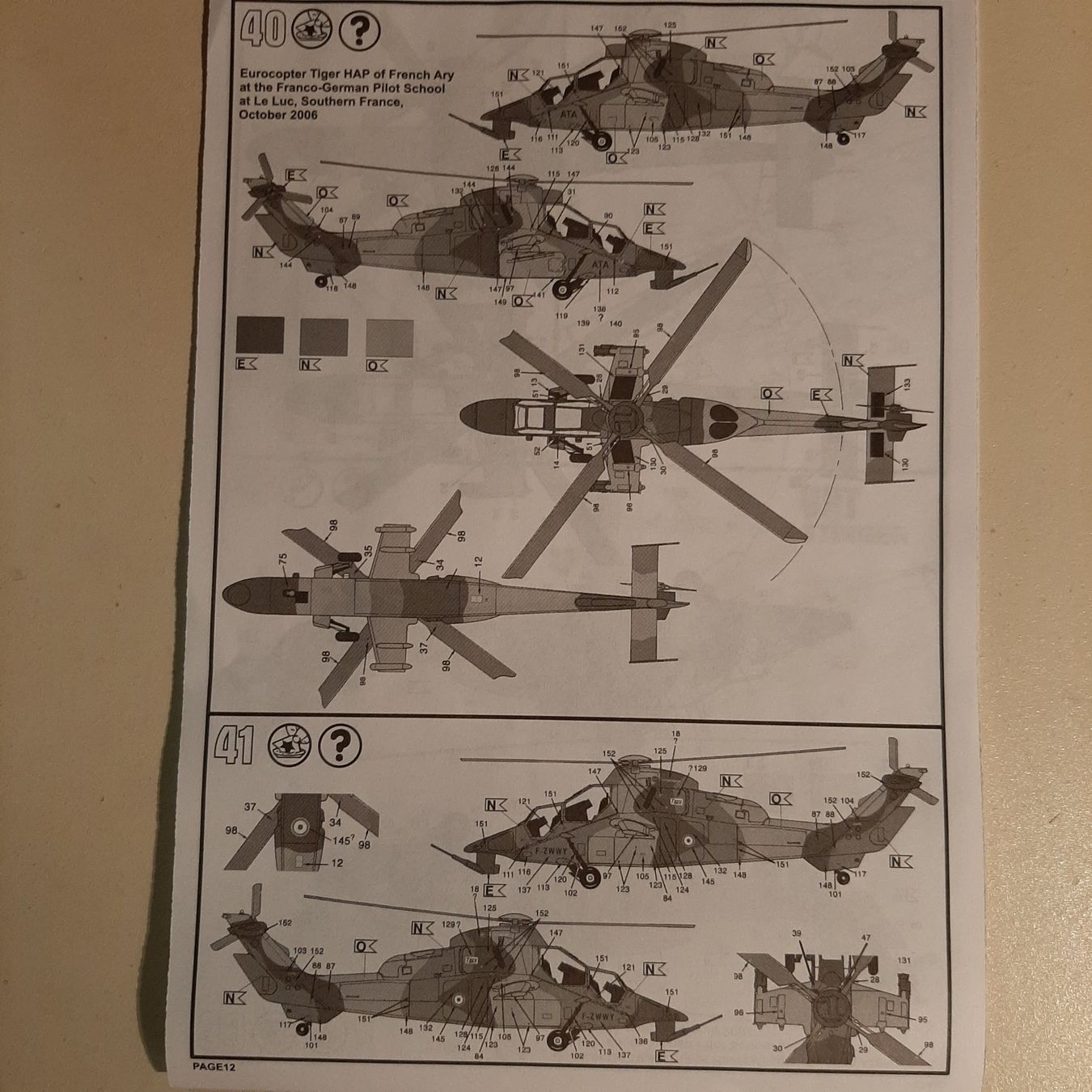 Revell Kit di modellismo & Modellini statici: 1835 ... Eurocopter UHT/HAP Tiger ... Revell 04485 – Usato da Bonstetten venduto da Benibanny59 2