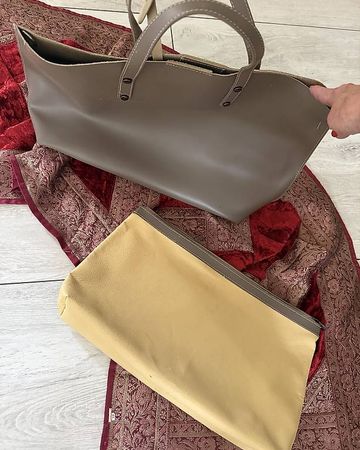 Lederhandtasche