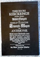 Theodor Kerckring Alchemist Okkult 1724 Re-issue RAR!