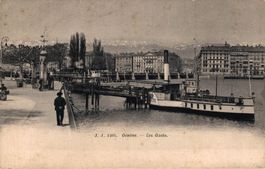 Genève - Les Quais. Dampfschiff "Mouette"