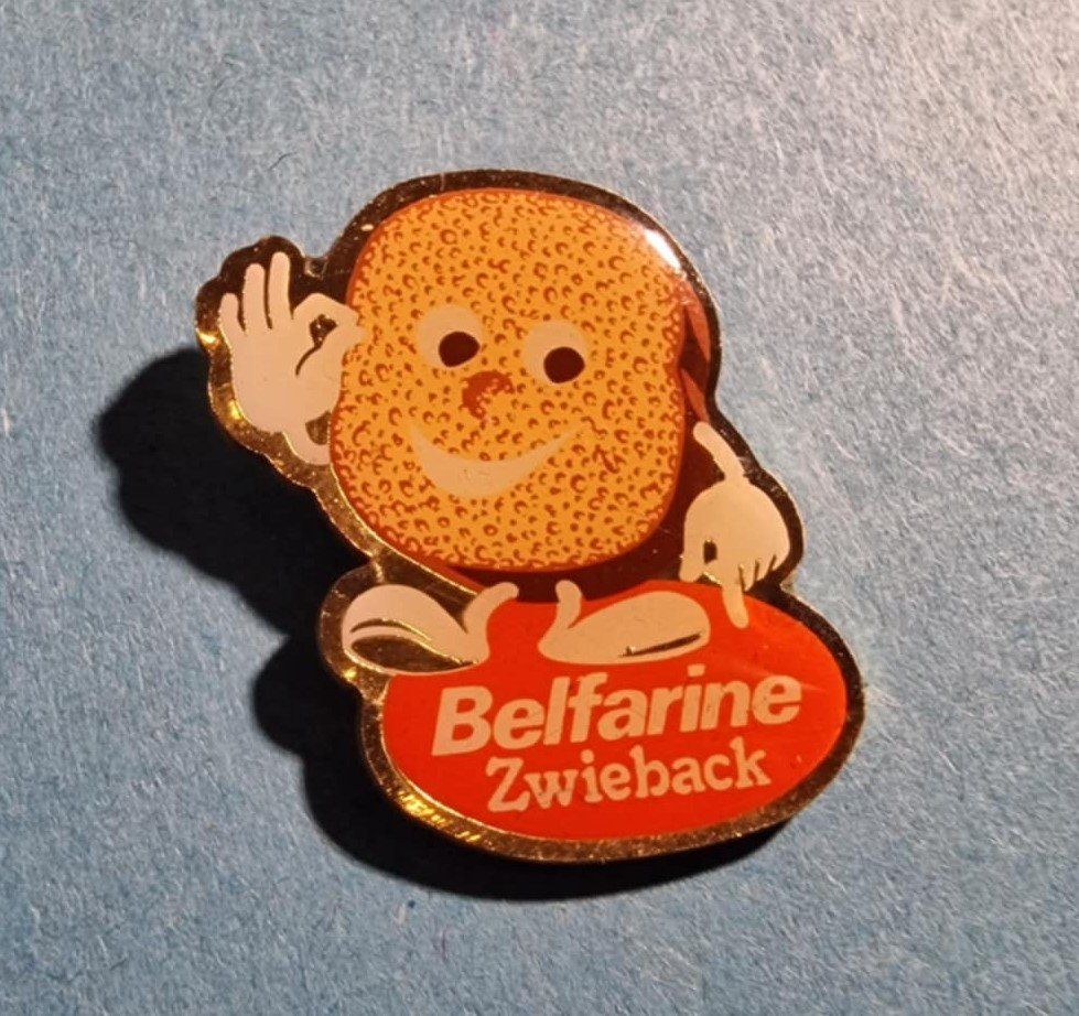 Placchette & Badge: Pin Belfarine Zwieback – Usato da Härkingen venduto da specialshapes