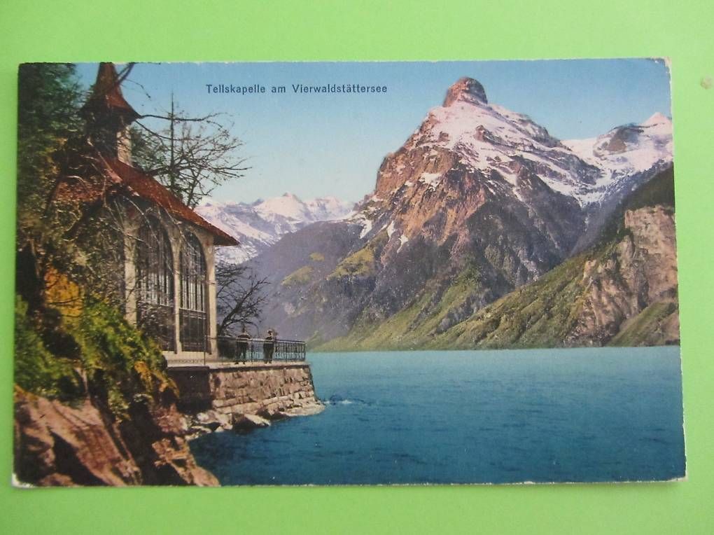 Cartoline postali: Ansichtskarte Tellskapelle am Vierwaldstätersee – Usato da Malters venduto da Hausi88 1
