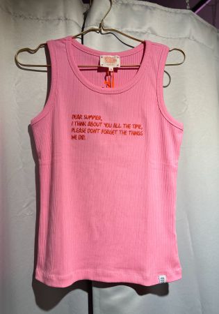 Pinkes Tanktop aus Bio Baumwolle – The Shirt Project