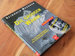 Buch Messner DIE GROSSEN WÄNDE Berg Eiger Matterhorn Everest