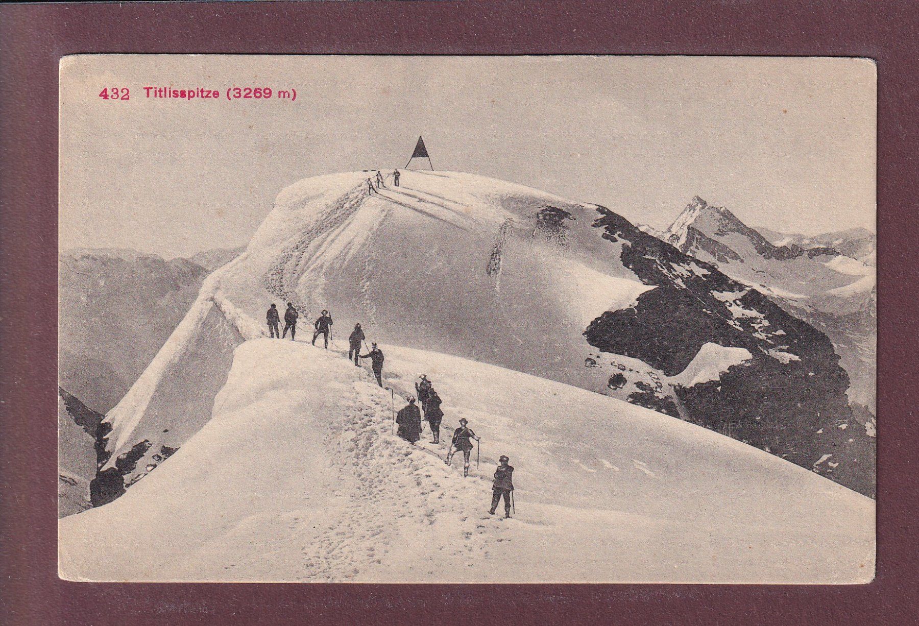 Cartoline postali: TITLIS-SPITZE - Alpinisten – Usato da Pully venduto da nicecards
