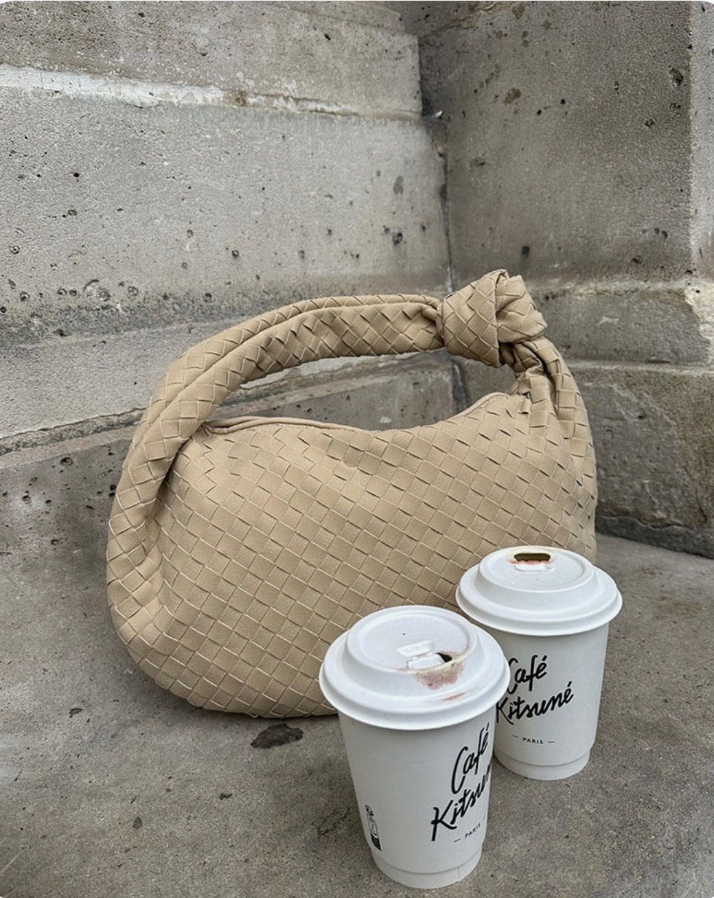 Borse da donna: Suede Woven Bag Medium – Nuovo e nell'imballaggio originale da Otelfingen venduto da houseofstae