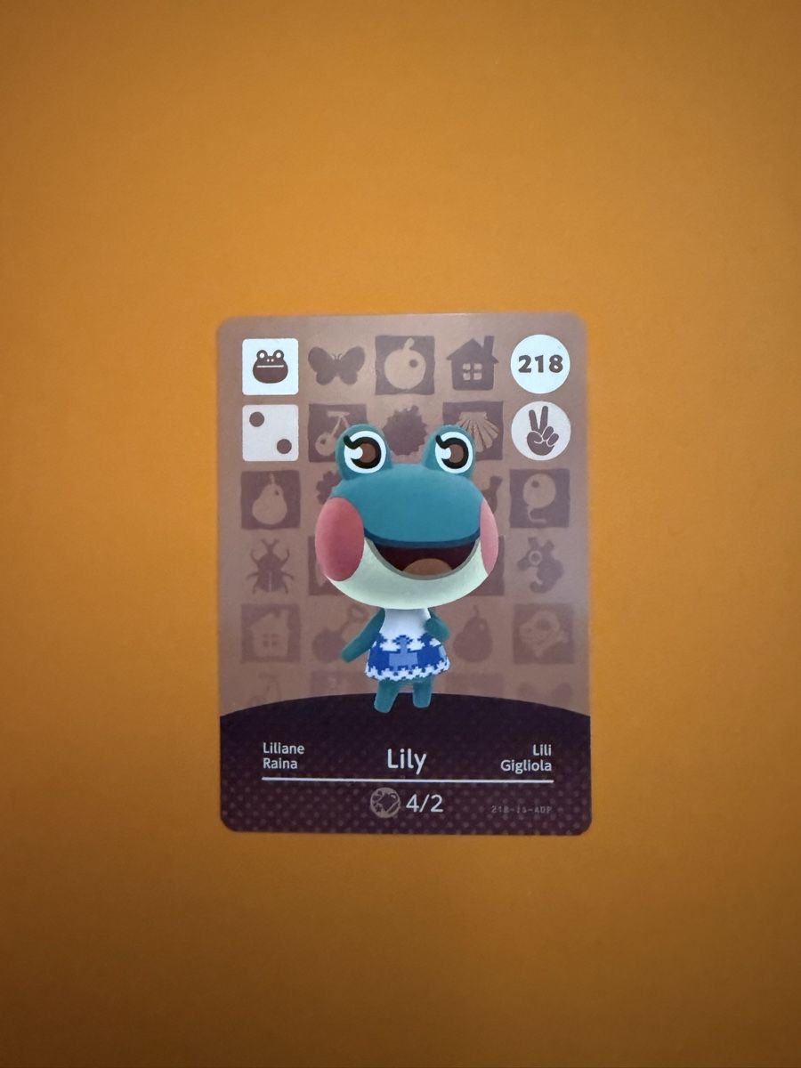 Carte collezionabili: Amiibo Card Lily 218 – Usato da Cham venduto da adr_zyp7
