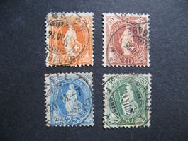 Stehende Helvetia 1899 / 1900 gestempelt