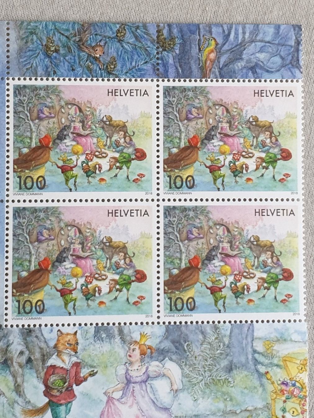 Tutti i francobolli: (695) Sondermarken «Märchen» 2018 – Usato da Schwarzhäusern venduto da Inot3 3