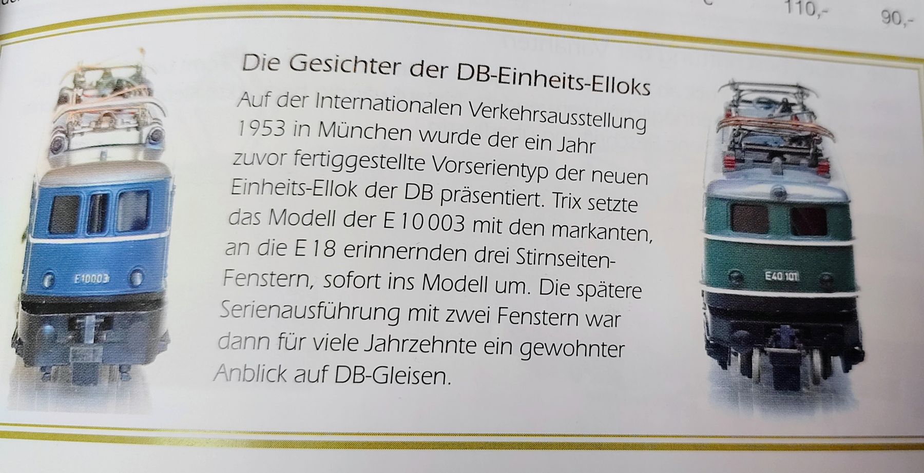 Modellini di ferrovie: TrixExpress E10 Prototyp der DB in Originalkartong anf.5OerJ – Usato da Kirchberg BE venduto da RadioGerberPrivat 8