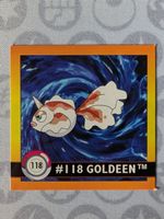 🇬🇧 Pokémon Sticker Serie 1 Artbox Goldeen n°118