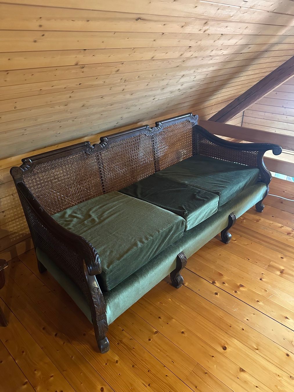 Divani: 3-Sitzer Sofa mit Wiener Geflecht – Usato da Berikon venduto da Hering 1