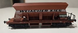 3 H0 Güterwagen Liliput – DB / Weiacher Kies