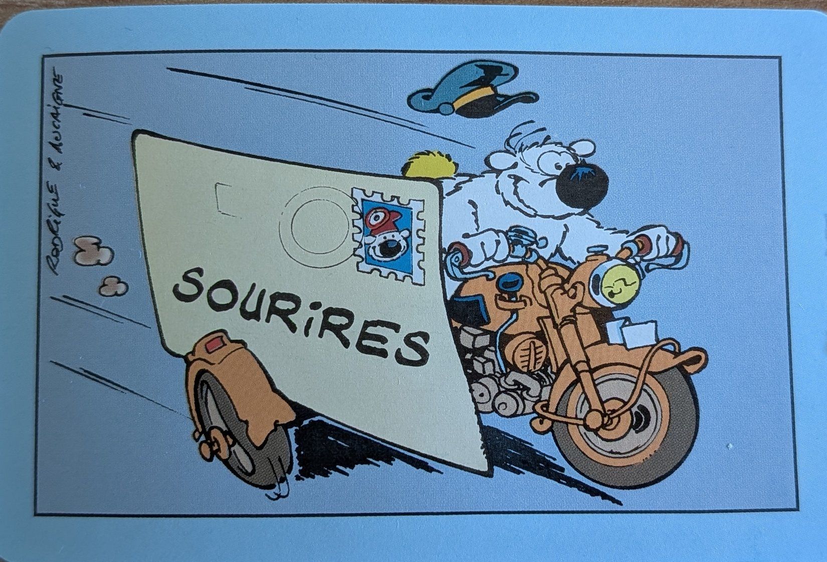 Alle Briefmarken: Carnet de timbres "Sourires, Cubitus", 2006 – Neu (gemäss Beschreibung) aus Villariaz von Mariejoconde 2