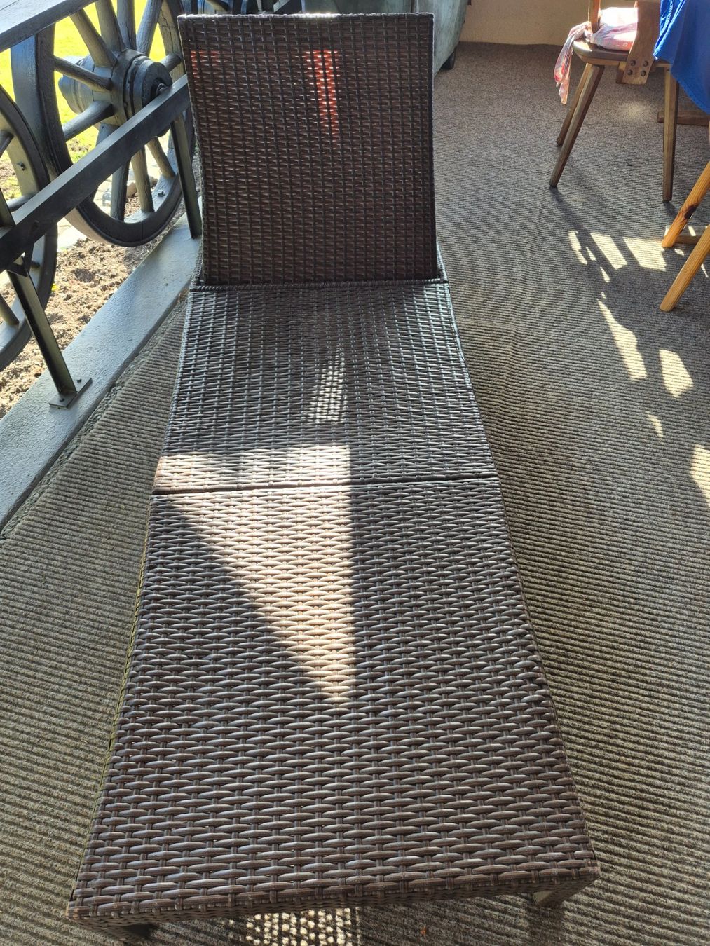 Chaises longues: Rattan Sonnenliege – D'occasion à Wetzikon ZH par sgier1969 3