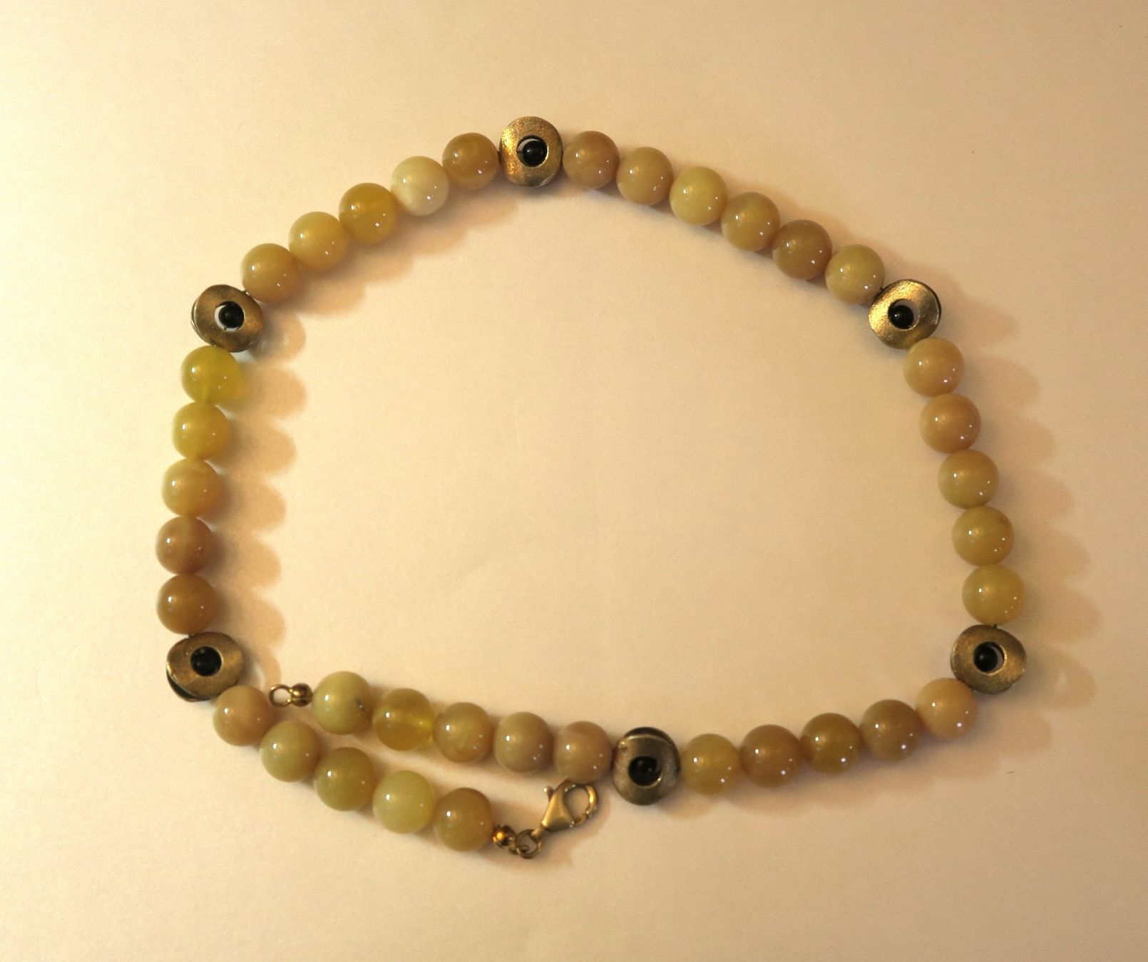 Ketten: Kette gelbe Jade – Gebraucht aus Brittnau von marlenestone 3