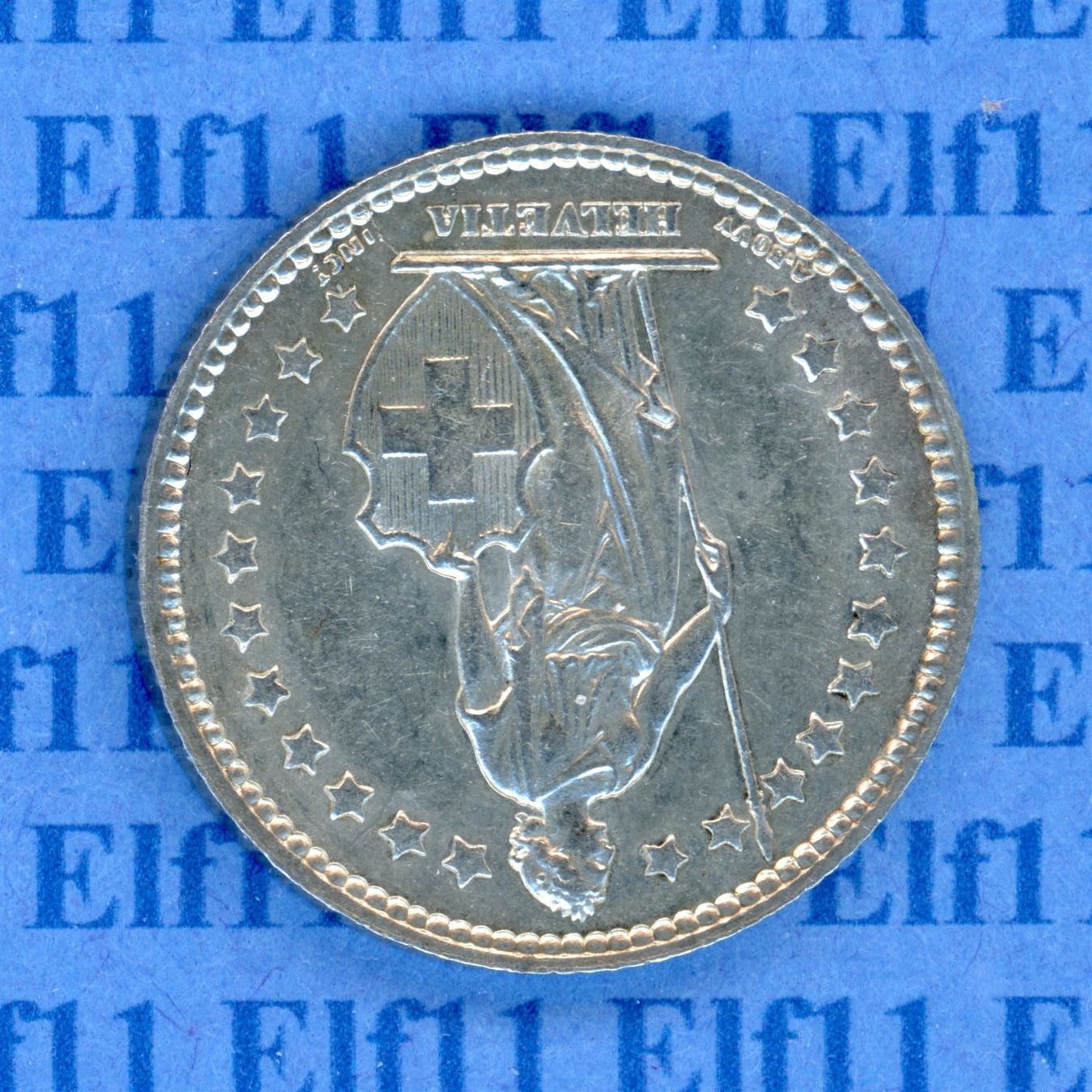 Tutti le monete: CHF___1.00 1877 -stgl 1 Franken – Nuovo (secondo la descrizione) da Widnau venduto da Elf11 1