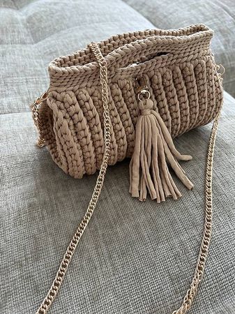 Handgemachte Häkeltasche