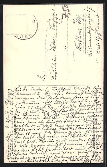 Cartoline postali: Churwalden, Klosterwald aus der Vogelsch – Usato da Berlin venduto da bartko-reher 1