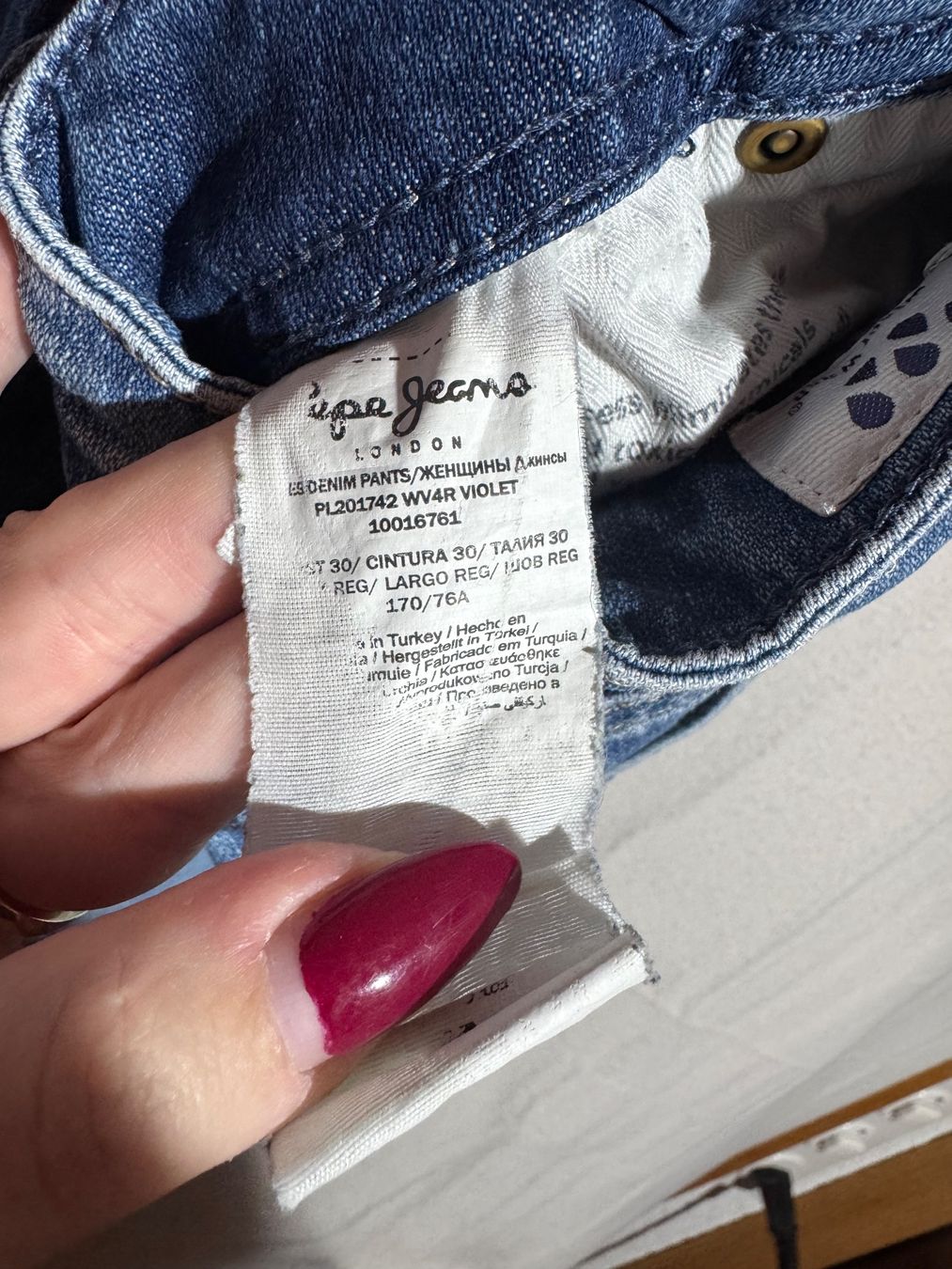Pepe Jeans Jeans: Blaue Pepe Jeans Gr. 30 – Usato da Grosswangen venduto da SALE_SALE_SALE 4