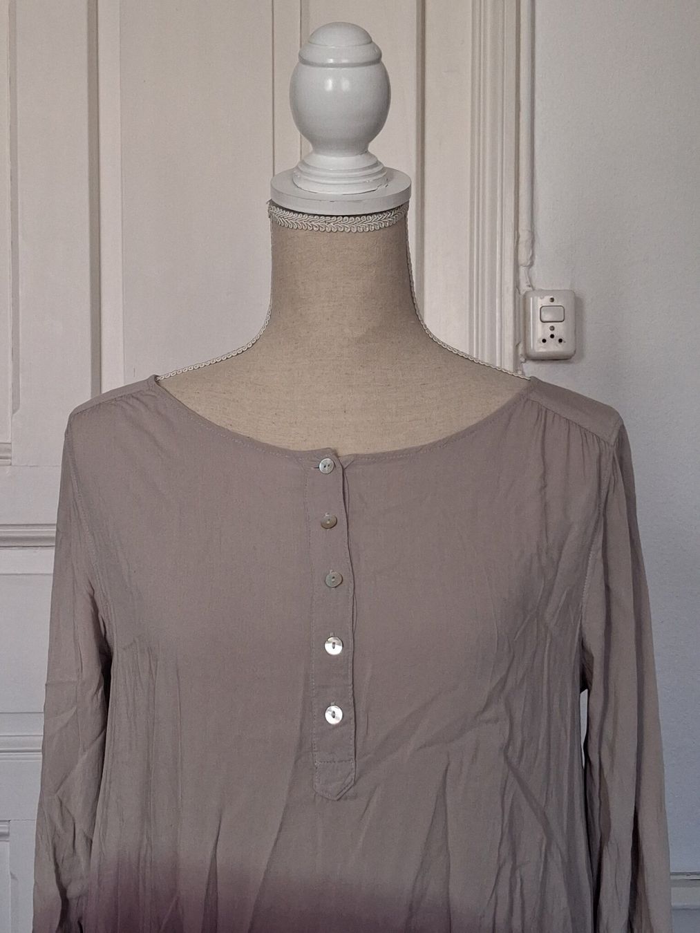 Tom Tailor Camicette: Leichte Bluse Langarm Tom Tailor Farbverlauf Gr. S – Usato da Ried-Brig venduto da Zzyzx 1