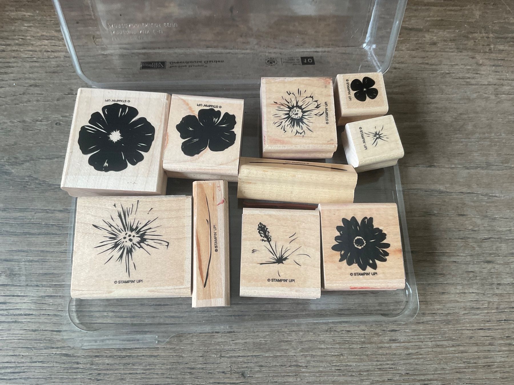 Timbri: Blumenstempel Stempel Basteln VERSAND 4.- – Usato da Aarau venduto da Schnabeltier01 1