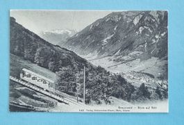 Braunwald - Standseilbahn - Blick auf Rüti - eher rar