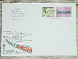 CL02 Enveloppe + Timbre Suisse 1984
