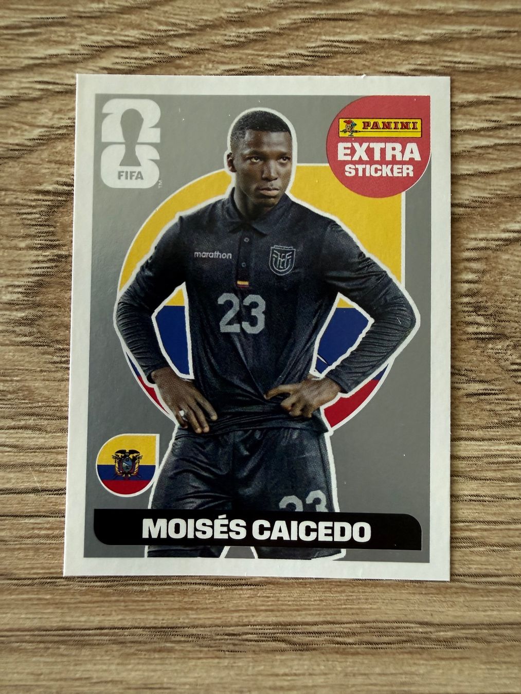 * Panini WM 2026 - Extra Sticker - Moises Caicedo - Silber * (Neu ...