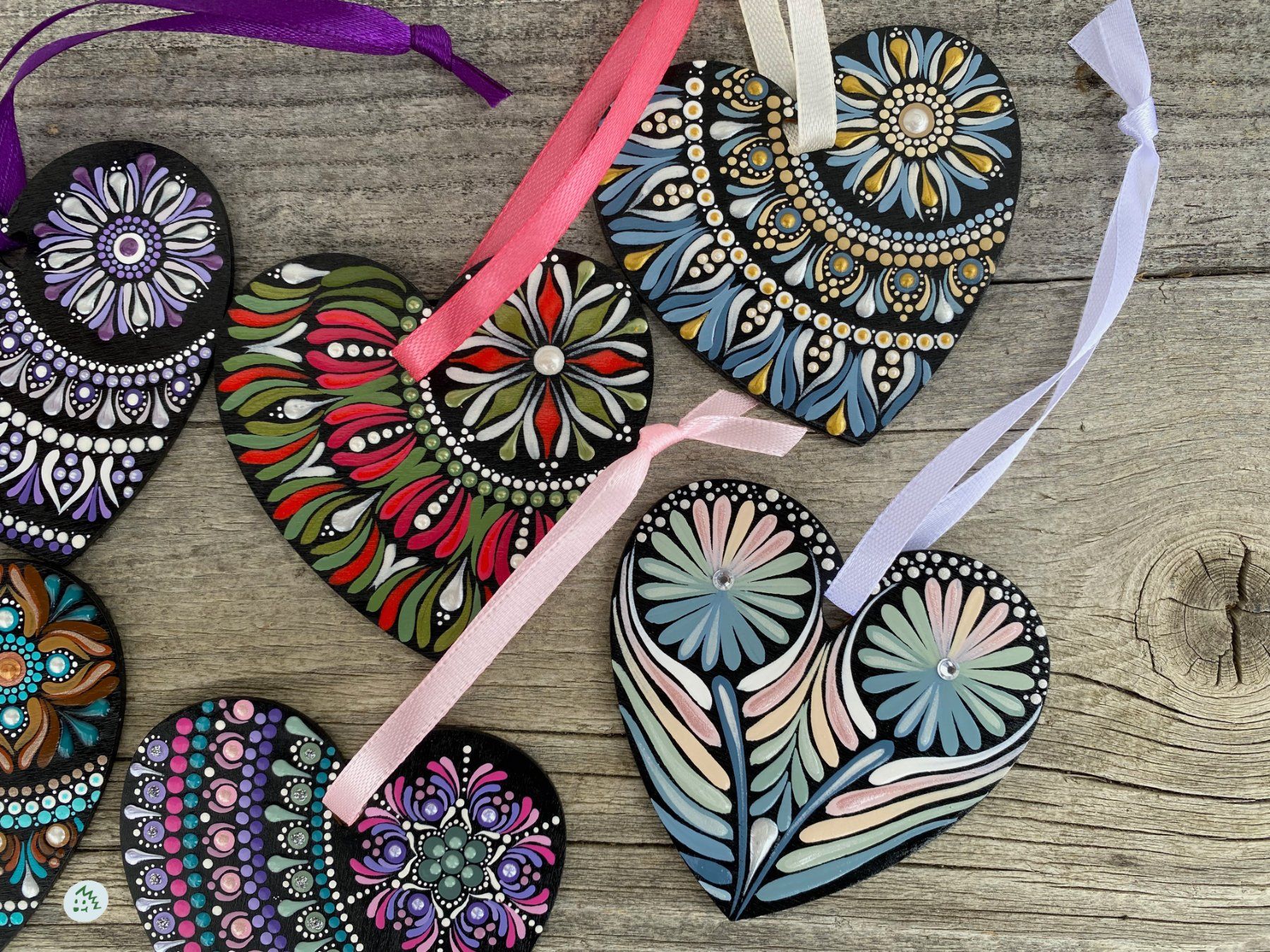 Alle Dekorationen: Mandala Geschenkanhänger, Herz, Geschenk, Glücksbringer – Neu und originalverpackt aus Fanas von Omibia 3