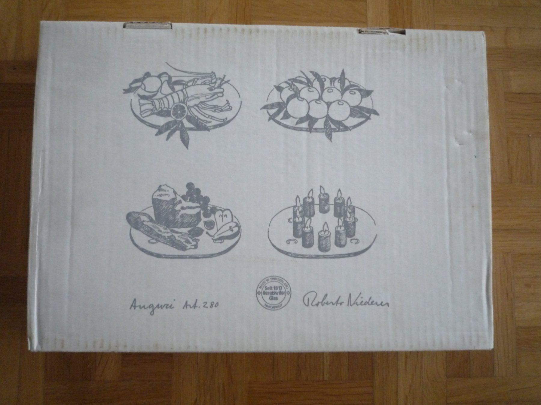 Niederer Piatti di portata: Hergiswiler Glas  / Glasplatte – Usato da Rafz venduto da Sonnenblume305 1