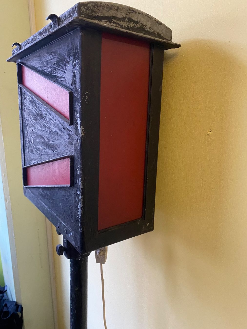Lanterne: Alte Bahnlampe von Bahnschranke – Usato da Hindelbank venduto da brm_72zv 3