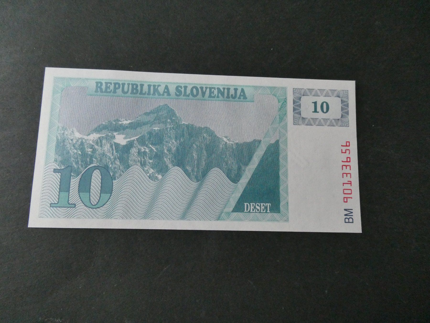 Banconote: Slowenien, alter Geldschein  ungefaltet – Usato da Hinterforst venduto da Rohusri