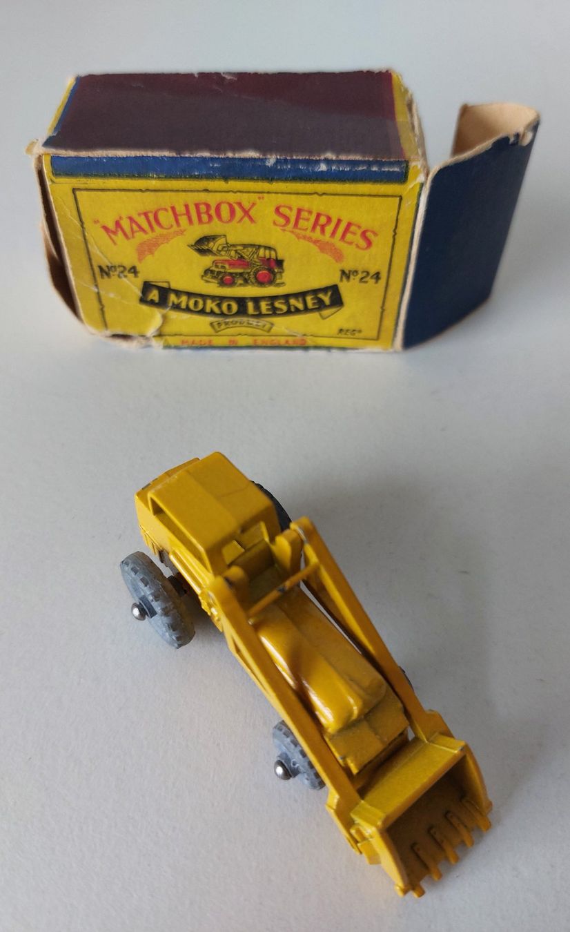 Matchbox Modellautos: Matchbox Lesney Nr. 24A Bagger Watherhill Hydraulic – Gebraucht aus Schenkon von Elbarto007