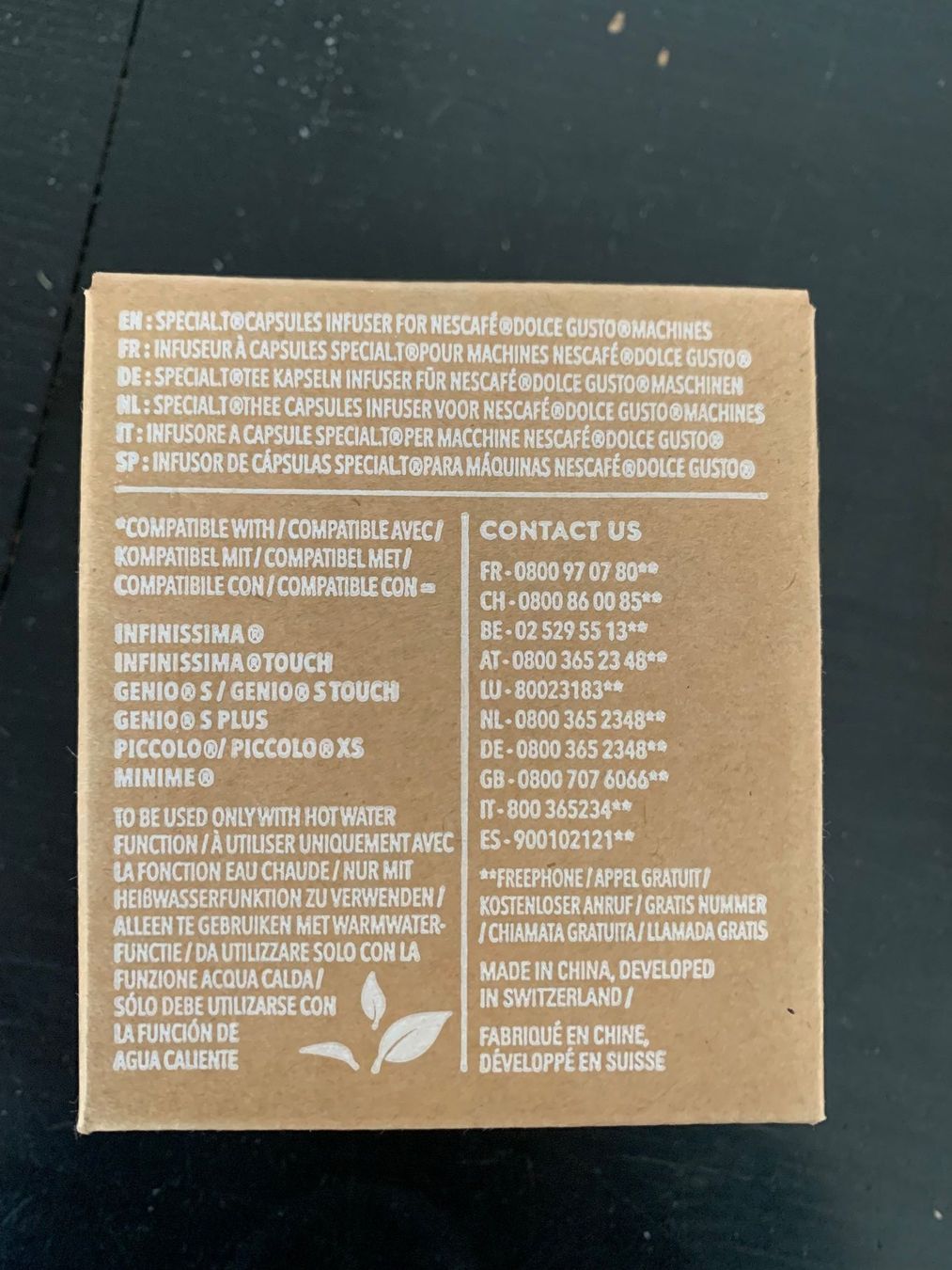 Nestlé Macchine per caffè & Macchine per espresso: Infuser SPECIAL.T® – Nuovo e nell'imballaggio originale da Worben venduto da Golftinu 1