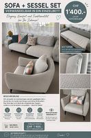 Sofa und Sessel Set