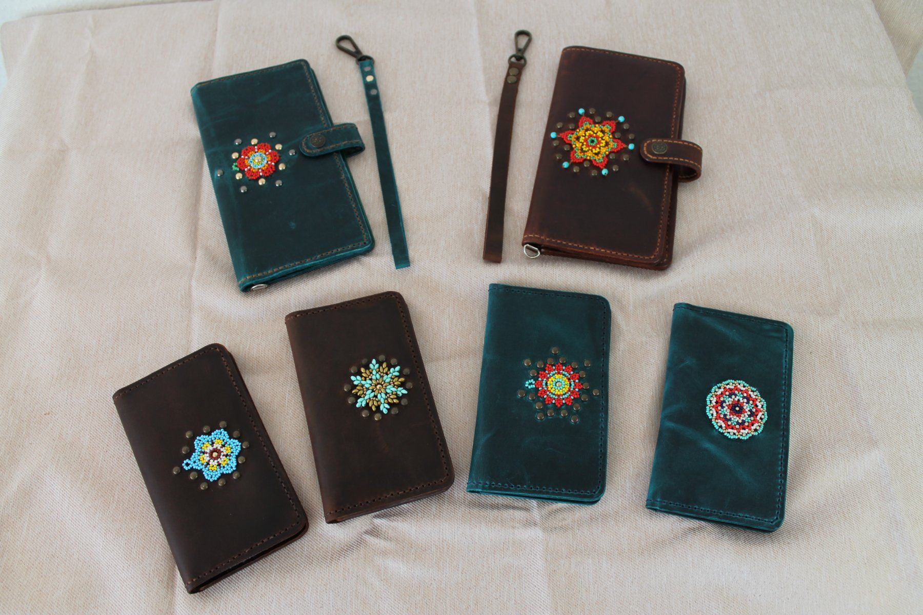 Portafogli: diverse Brieftaschen Handgemacht Leder – Nuovo (secondo la descrizione) da Zürich venduto da Global_Classics