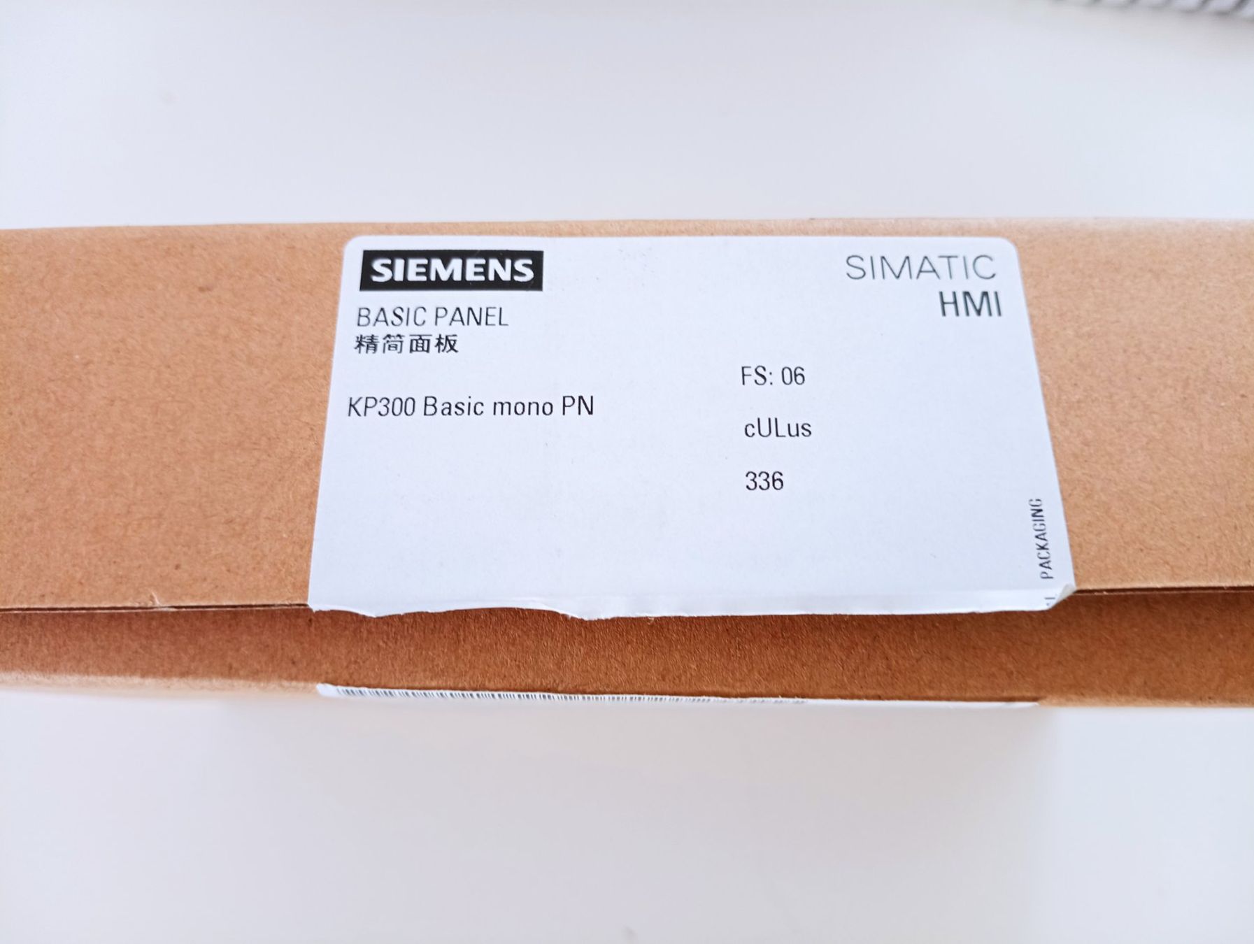 Siemens Componenti elettronici: Siemens SIMATIC HMI KP300 Basic mono / 6AV6647-0AH11-3AX0 – Usato da Ufhusen venduto da HKSC 2