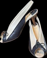 Escarpins O Jour noir beige 40