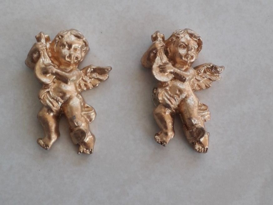 Statuette: 8 Engel, Kunststoff zum aufkleben. – Nuovo (secondo la descrizione) da Winistorf venduto da acreativ2 1
