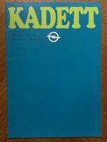OPEL KADETT Prospekt 1979 1980 General Motors Suisse SA Biel